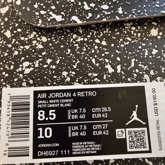 Air Jordan 4 Retro Military Black - Picture 4 of 6